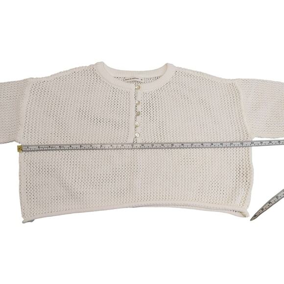 Moon & Madison Skirt Top Outfit Set Open Knit Crochet Cotton White Women Medium - Picture 11 of 14